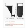 VEVOR Shipping Container Jack Lug with U-Shaped Handle, 2-Pack, Storage Leveler Booster Withstands Sun & Rain, Heavy Duty Container Jack Lug for Shipping Industry, Logistics, Warehouse Management