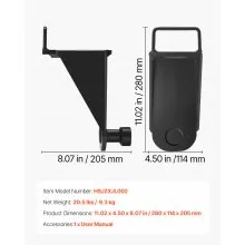 VEVOR Shipping Container Jack Lug with U-Shaped Handle, 2-Pack, Storage Leveler Booster Withstands Sun & Rain, Heavy Duty Container Jack Lug for Shipping Industry, Logistics, Warehouse Management