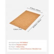 VEVOR Door Mat 29.53 x 17.72 Inch Front Door Mat with Non-slip Rubber Backing