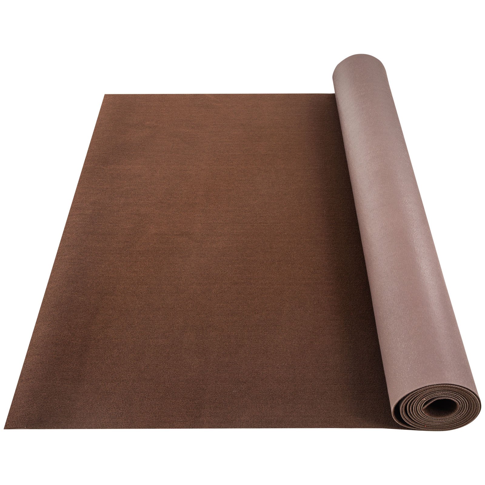 VEVOR Marine Carpet, 6 x 18 ft Boat Carpeting, Deep Brown Marine Grade Boat Carpet, Indoor/Outdoor Marine Carpeting with Water-Proof TPR Backing, Water-Proof Carpet Roll for Home, Patio, Porch, Deck