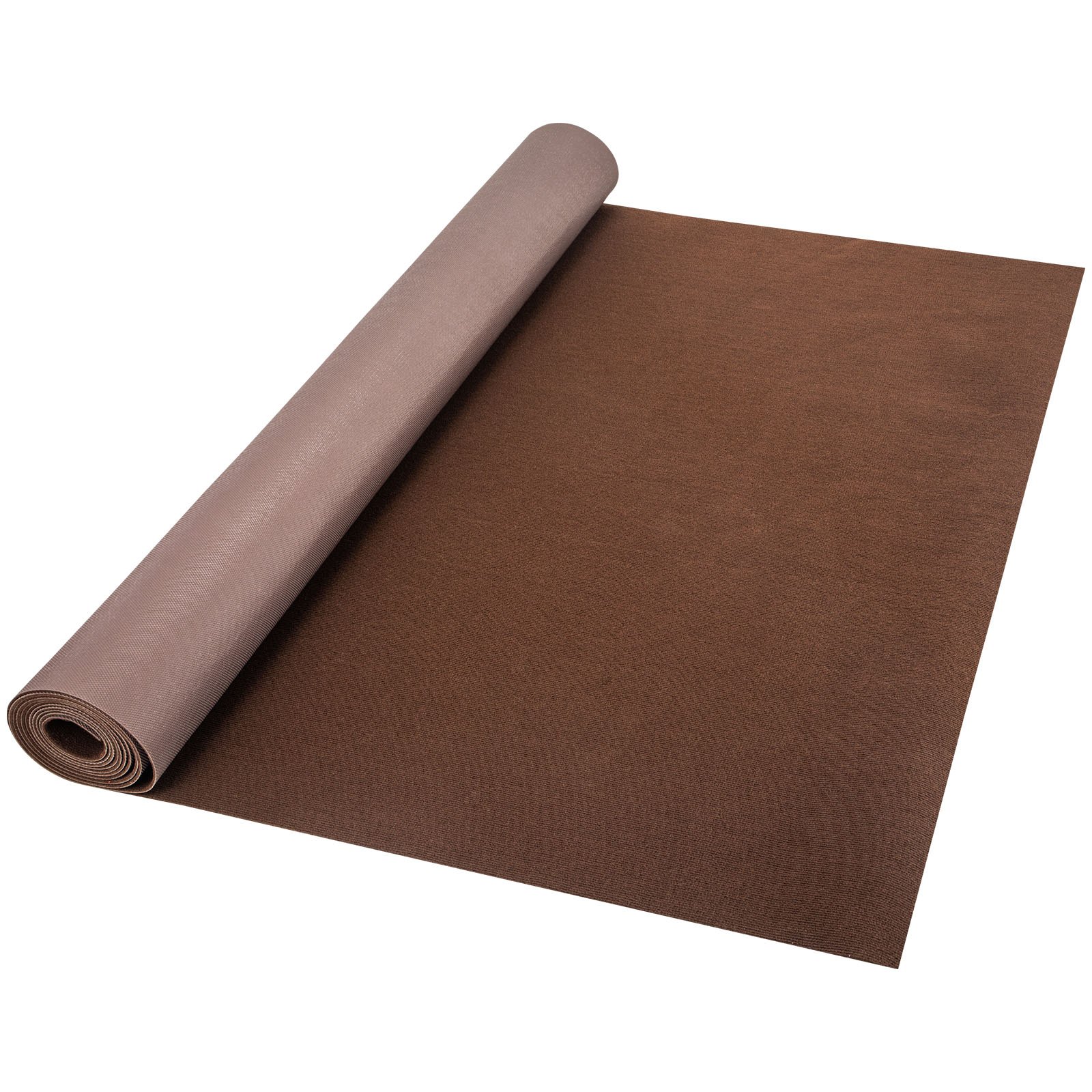 VEVOR Marine Carpet, 6 x 18 ft Boat Carpeting, Deep Brown Marine Grade Boat Carpet, Indoor/Outdoor Marine Carpeting with Water-Proof TPR Backing, Water-Proof Carpet Roll for Home, Patio, Porch, Deck