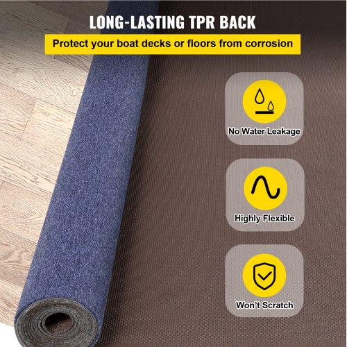 Marine Carpet Boat Carpeting Blue 5.9x49.2' Marine Boat Carpet For Porch Garage