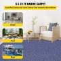 VEVOR marine carpet in living room, patio, and boat settings for versatile use.