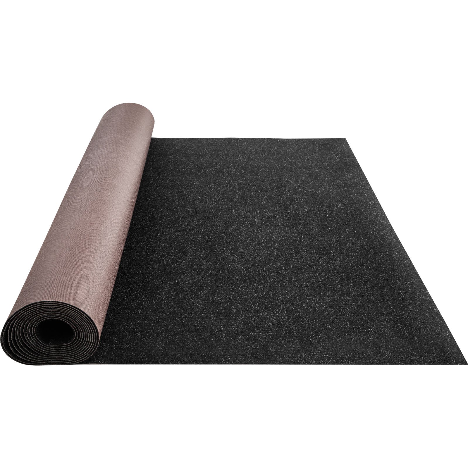 VEVOR Marine Carpet, 6 x 13 ft Boat Carpeting, Charcoal Black Marine Grade Boat Carpet, Indoor/Outdoor Marine Carpeting with Water-proof TPR Backing, Water-proof Carpet Roll for Home, Patio, Porch, De