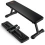 VEVOR Flat Weight Bench Foldable Strength Training Bench for Full Body Workout