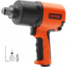 VEVOR Air Impact Wrench, 3/4-Inch Drive Air Impact Gun, Up to 1870ft-lbs Nut-busting Torque, Composite Pneumatic Impact Wrench for Auto Repairs and Maintenance Heavy Duty