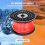 VEVOR Air Hose Reel 3/8" x 250' Flexible Hybrid Rubber Compressor Hose 300PSI