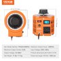 VEVOR 2000VA Transformator för variabel spänning 6,6A 0-300V Spänningsregulator LCD CE