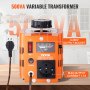 VEVOR 500VA variabel spenningstransformator 1,7A 0-300V AC spenningsregulator CE