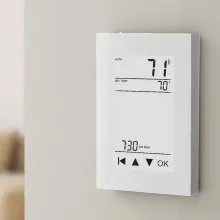 7 Day Programmable Thermostat for Underfloor Heating Pump LCD Touchscreen