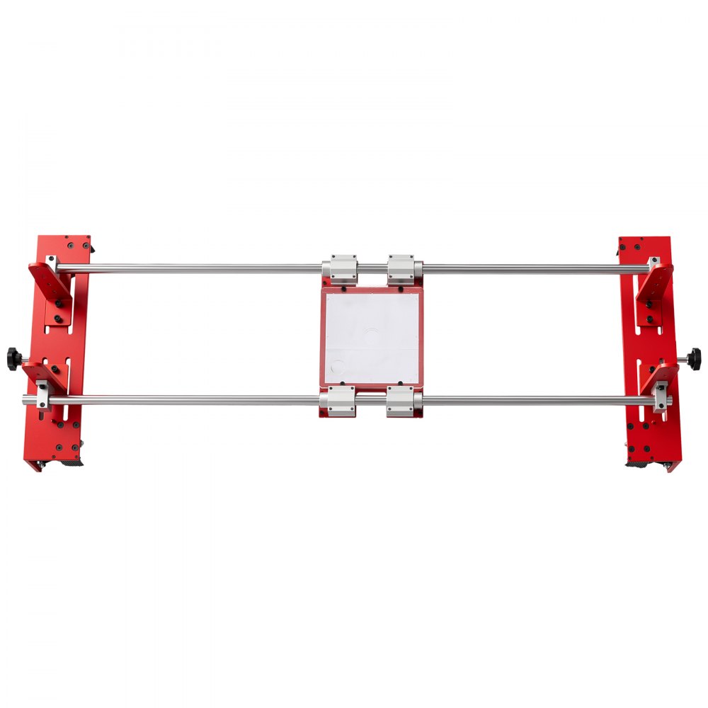 VEVOR Router Sled 1220 mm Jig for Flattening Slabs with SFC Linear Shaft, for DIY Woodworking Routers, Travel Height Adjustable, Trimming Planing Machine, Wide Working Range, with Precision Roller