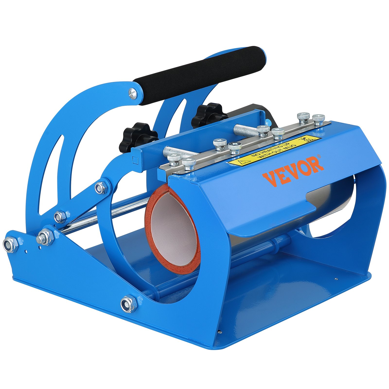 VEVOR Mug Heat Press, 11oz/11.5cm and 20oz/22cm Two Platens, LCD Cup Press Machine with Detachable Transfer Sublimation Mats, DIY Presser for Coffee Skinny Tumblers, Silica-Gel Printing, Blue