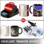 VEVOR Mug Heat Press 1300W Mug Press Red Heat Press Bottle Multifunctional Cup Mug Sublimation Heat Press Machine Mug Press for Transferring Pictures with 11oz, 280mmm Mugs Heating Accessories