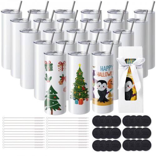Qomolangma 25 Pack 20 OZ Sublimation Glitter Tumbler Rainbow White Blanks Straight Tumbler Cups Straw Lid Stainless Steel Coffee Tumbler Cups Qomolangma 25 Pack 20 OZ Sublimation Glitter Tumbler Rainbow White Blanks Straight Tumbler Cups Straw Lid Stainless Steel Coffee Tumbler Cups