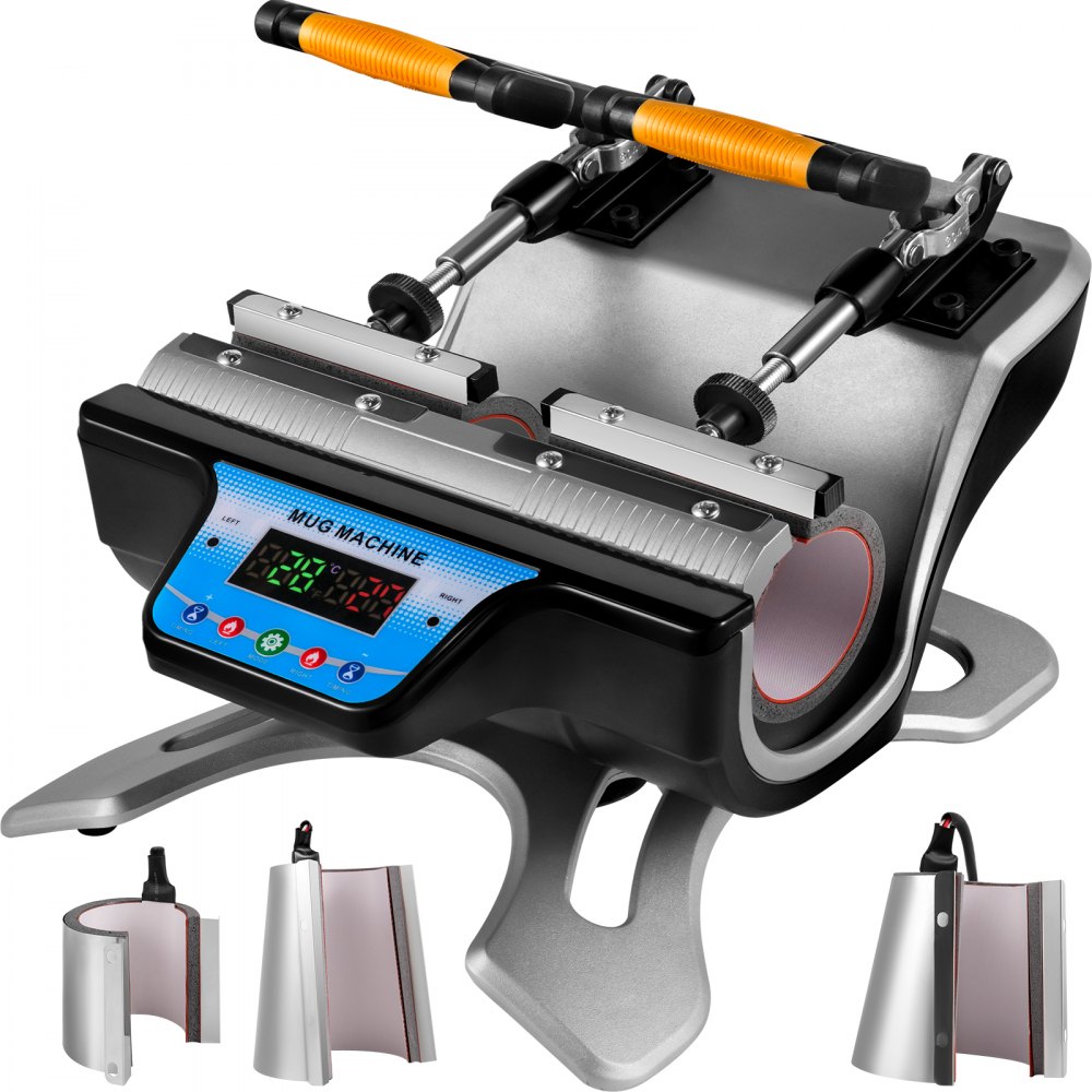 Vevor 5 In 1 Mug Heat Press 280w 11oz Mug Press Sublimation Machine Lcd Control