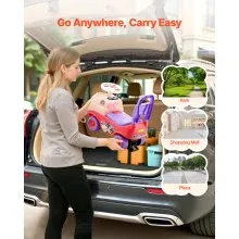 VEVOR Ride On Push Car 48.5 lbs Push Around Buggy with Horn & Music for Toddlers