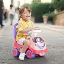 VEVOR Ride On Push Car 48.5 lbs Push Around Buggy with Horn & Music for Toddlers