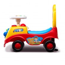 VEVOR Coche de paseo para niños pequeños, de 1 a 3 años, Ride Racer, juguete para montar para niños pequeños, coche clásico para niños con volante musical, bocina y almacenamiento debajo del asiento, juguete para montar para niños y niñas