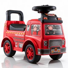 VEVOR Ride On Push Car for Toddlers, Ages 1-3, Ride Racer, Sit to Stand Toddler Ride On Toy, Classic Kids Ride On Car with Music Steering Wheel & Under Seat Storage, Ride On Toy for Boys Girls, Red