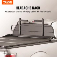 VEVOR Headache Rack, Alloy Steel Headache Rack, Truck Bed Mount Rack, Heavy-Duty Alloy Steel Truck Headache Rack Cab Protector for Most Full-size Pickups