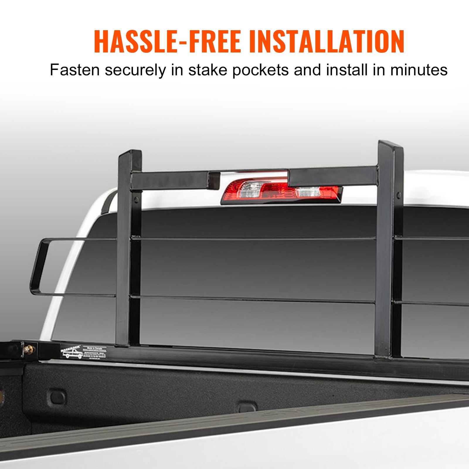 VEVOR Headache Rack, Alloy Steel Headache Rack, Truck Bed Mount Rack, Heavy-Duty Alloy Steel Truck Headache Rack Cab Protector for Most Full-size Pickups