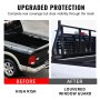 VEVOR Headache Rack, Alloy Steel Headache Rack, Truck Bed Mount Rack, Heavy-Duty Steel Truck Headache Rack Cab Protector for Most Full-size Pickups