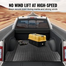 Πατάκι κρεβατιού VEVOR Truck, ταιριάζει για το 2015-2023 Ford F150 5.5 FT Κοντό κρεβάτι, 66,5" x 64" ελαστική επένδυση κρεβατιού φορτηγού, 1/4" Χοντρό στρώμα κρεβατιού Αξεσουάρ αυτοκινήτου για προστασία παντός καιρού, αποφυγή ολίσθησης ή ζημιάς