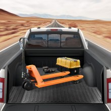 Πατάκι κρεβατιού VEVOR Truck, ταιριάζει για το 2015-2023 Ford F150 5.5 FT Κοντό κρεβάτι, 66,5" x 64" ελαστική επένδυση κρεβατιού φορτηγού, 1/4" Χοντρό στρώμα κρεβατιού Αξεσουάρ αυτοκινήτου για προστασία παντός καιρού, αποφυγή ολίσθησης ή ζημιάς