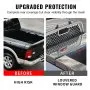VEVOR Headache Rack, 300 LBS Capacity, Truck Bed Mount Mesh Rack, Heavy-duty Aluminum Mesh Truck Headache Rack Cab Protector for Most Full-size Pickups