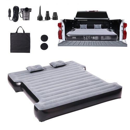 VEVOR Truck Bed Air Mattress 5.5-5.8 ft Full-Size Short Bed Inflatable with Pump