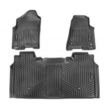 VEVOR Automotive Floor Mats Fits for Dodge Ram 1500 2019-2024 3 pcs Floor Liners