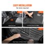 VEVOR Automotive Floor Mats Fits Dodge Ram 1500/2500/3500 1500 Classic 2013-2022