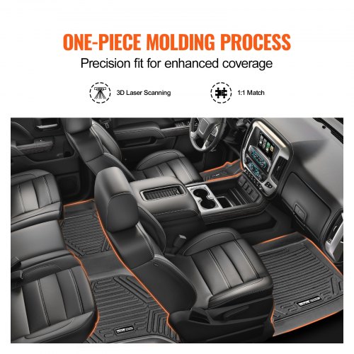 Beoordelingen Voor Auto Vloermatten Geschikt Voor Chevrolet Silverado Gmc Sierra 1500 Verpakking Van 3  P 010380573990