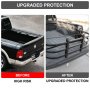VEVOR Truck Bed Extender 56.7"x26"x18.5" Tailgate Extension, Aluminum Alloy Black Pickup Bed Expander for Ford F150 \ 04+ F-150 \ 07+ Titan \ 06+ Tundra \ 07+ Silverado/Sierra \ 03+ Ram 1500/2500/3500