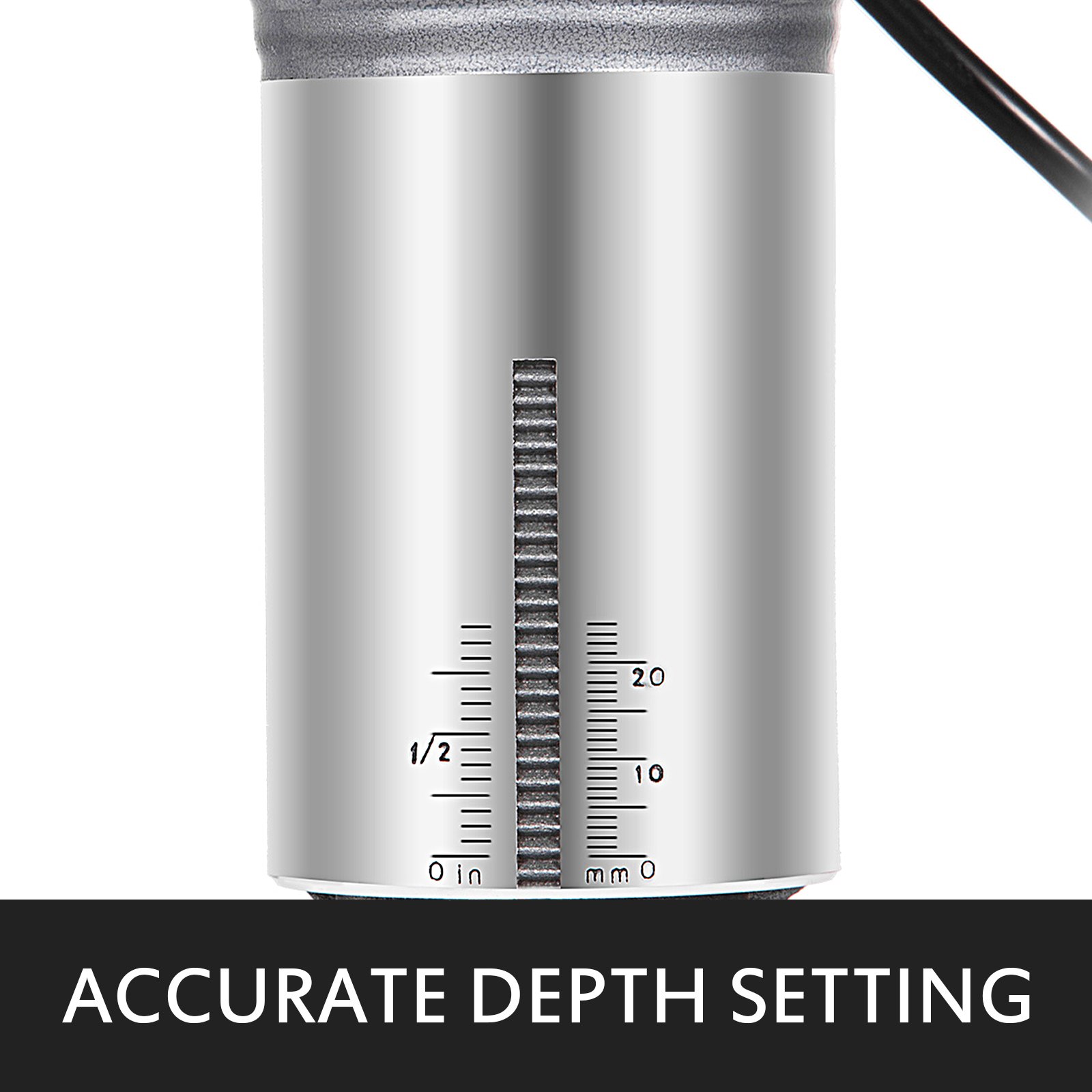 800W Max Torque Variable Speed 30,000RPM Compact Router with Collets 1/4" & 3/8" 1x Plunge Base 1x Tilt Base 1x Offset Base 220V