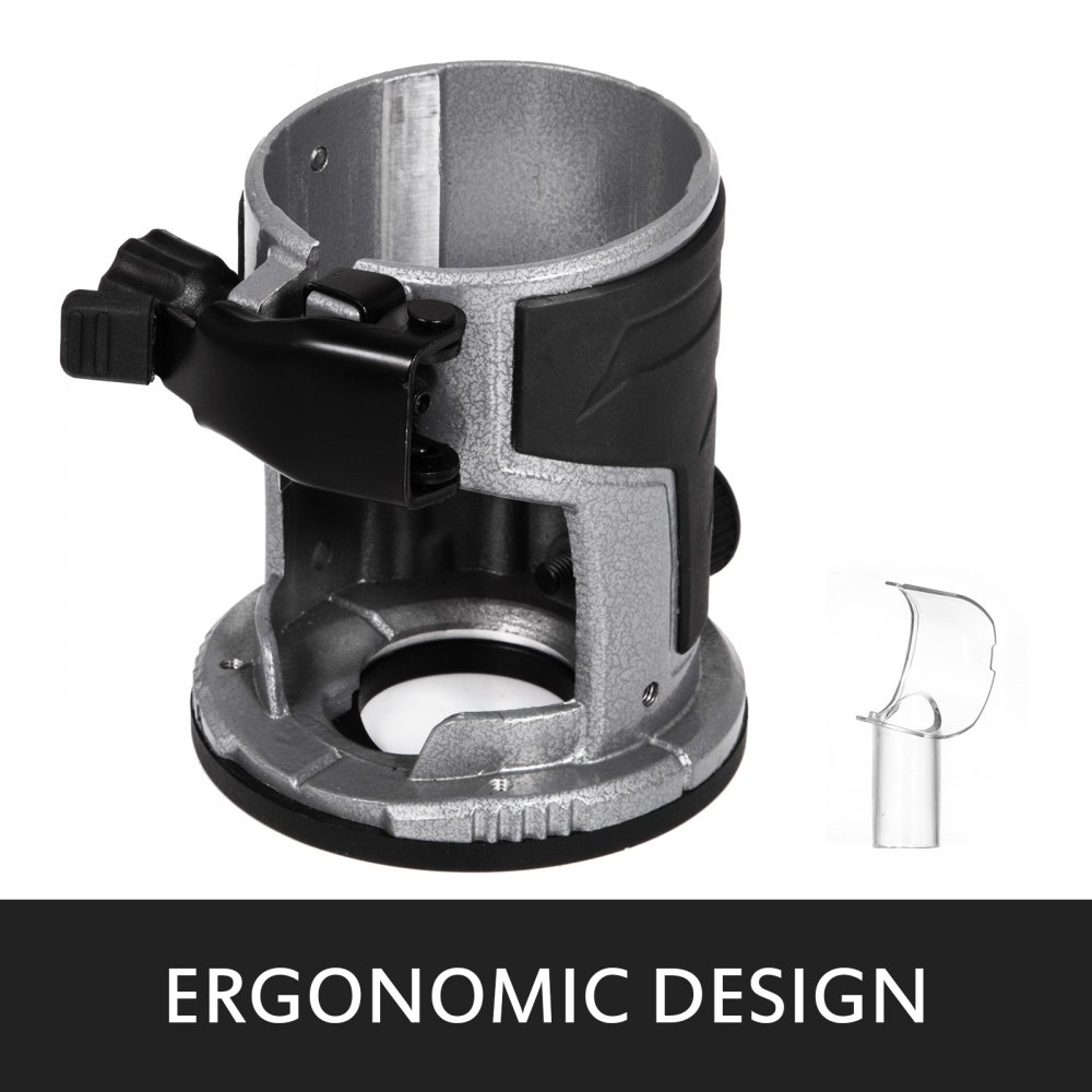 Compact Router Kit Variable Speed Fixed-Base 710W Hand Trimmer Tool Installation