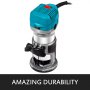 Compact Router Kit Variable Speed Fixed-Base 710W Hand Trimmer Tool Installation