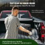 VEVOR Caja de almacenamiento para caja de camioneta, tapa con cerradura, impermeable, ABS, caja de herramientas para hueco de rueda, 20 L (6,6 galones) con candado con contraseña, compatible con Dodge Ram 1500 2019-2021, lado del pasajero, color negro