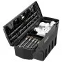 VEVOR Truck Bed Storage Box, 25L Waterproof ABS Wheel Well Tool Box, Anti-Theft Lock, Compatible with 2020-2025 Chevy/GMC Silverado/Sierra 2500/3500HD, Passenger Side Right (Drilling Required)