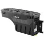 VEVOR Truck Bed Storage Box, 25L Waterproof ABS Wheel Well Tool Box, Anti-Theft Lock, Compatible with 2020-2025 Chevy/GMC Silverado/Sierra 2500/3500HD, Passenger Side Right (Drilling Required)