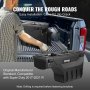 VEVOR Truck Bed Storage Box, Lockable Swing Case with Password Padlock, 6.6 Gal/25 L ABS Wheel Well Tool Box, Waterproof and Durable, Compatible with Ford Super Duty 2017-2021, Passenger Side