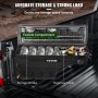 VEVOR Truck Bed-oppbevaringsboks, låsbart lokk, vanntett ABS-hjulbrønnverktøykasse 6,6 Gal/20 L med passordhengelås, kompatibel med Super Duty 2017-2021, førerside, svart
