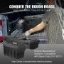 VEVOR Truck Bed Storage Box, Lockable Swing Case with Password Padlock, 6.6 Gal/25 L ABS Wheel Well Tool Box, Waterproof and Durable, Compatible with Ford Super Duty 2017-2021, Drivers Side