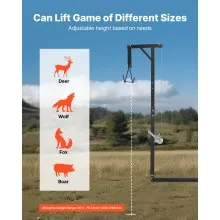 VEVOR Truck Hitch Game Hoist 136 kg Hunting Deer Hoist with 2-inch Receiver