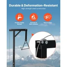 VEVOR Truck Hitch Game Hoist 181.4 kg Hunting Deer Hoist with 2-inch Receiver