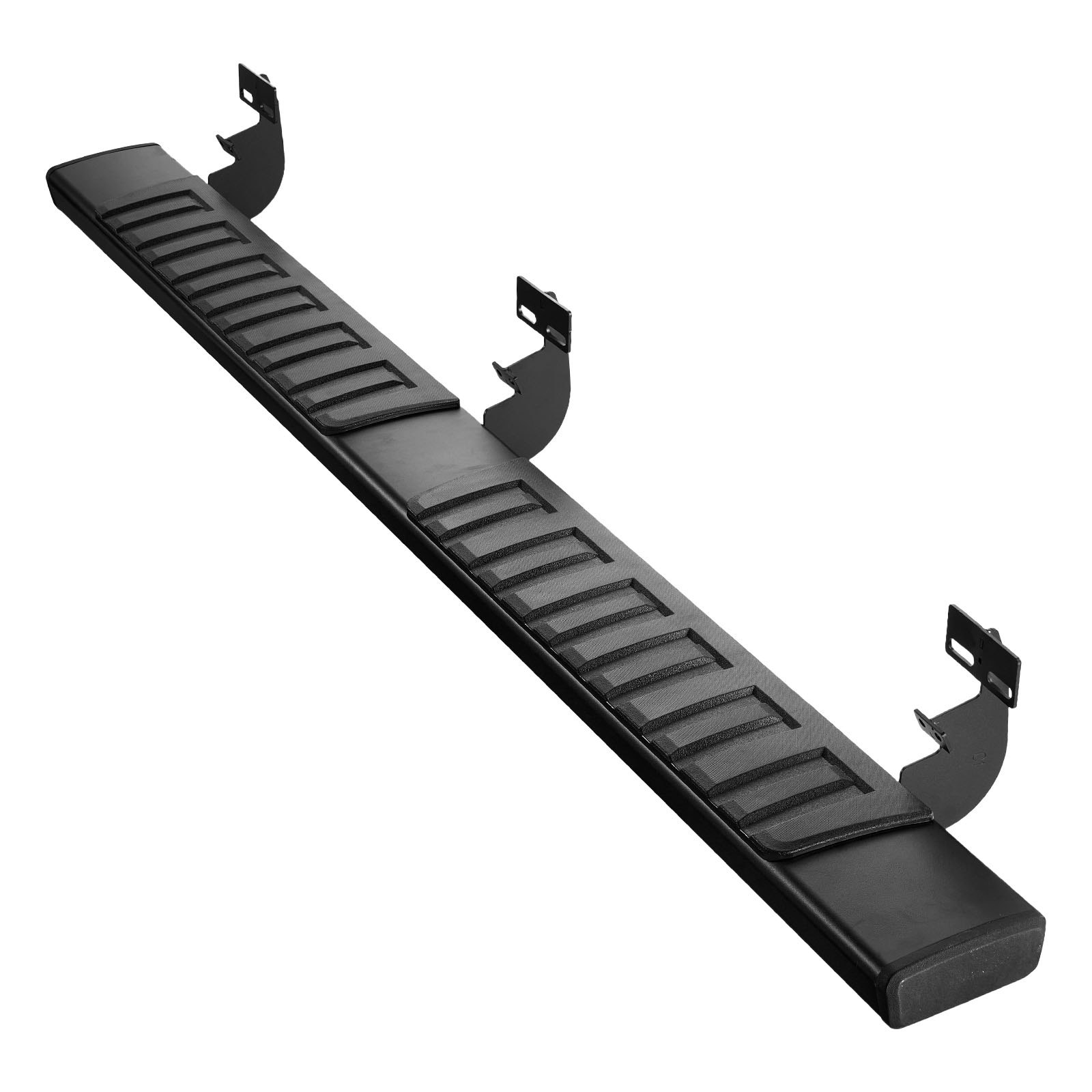 VEVOR Running Boards, 6 Inches Side Steps Compatible with 2009-2018 Dodge Ram 1500 Crew Cab, 2010-2025 Dodge Ram 2500 3500 Crew Cab(Not Fit 2019-2025 Ram 1500 New Body), Black Textured Aluminum Alloy Nerf Bars, 500 lbs Load Capacity