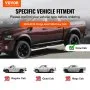VEVOR Running Boards, 6" Step Bars Compatible with 2009-2018 Dodge Ram 1500/2010-2023 Ram 2500/3500 (Includes 2019-2023 Classic) Crew Cab, 201 Stainless Steel Side Steps Nerf Bars, 500LBS, 2 PCS