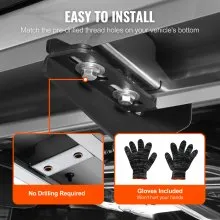VEVOR Running Boards, 6" Step Bars Compatible with 2009-2018 Dodge Ram 1500/2010-2023 Ram 2500/3500 (Includes 2019-2023 Classic) Crew Cab, 201 Stainless Steel Side Steps Nerf Bars, 500LBS, 2 PCS