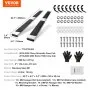 VEVOR Running Boards, 6" Step Bars Compatible with 2019-2023 Chevy Silverado/GMC Sierra 1500/2020-2024 Silverado/Sierra 2500/3500HD Crew Cab, 201 Stainless Steel Side Steps Nerf Bars, 500LBS, 2 Piece