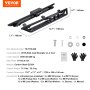 VEVOR Running Boards 6" Step Bars Fit 2018-2024 Jeep Wrangler JL-4 Doors 550 LBS